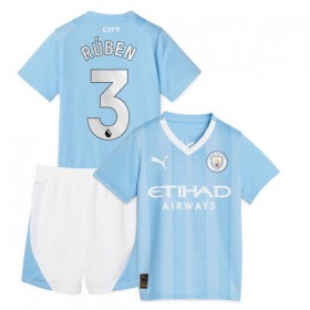 Manchester City 2023-24 Ruben 3 Domácí - Dětské Fotbalové Dresy (S/S)